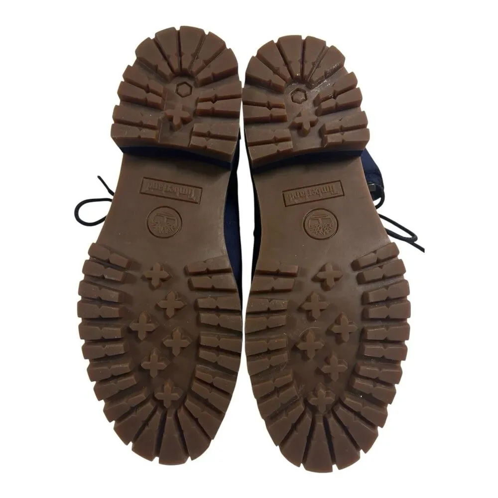 Timberland Courmayeur Valley Women’s Size 9.5 Hiking Boots Blue Nubuck Leather